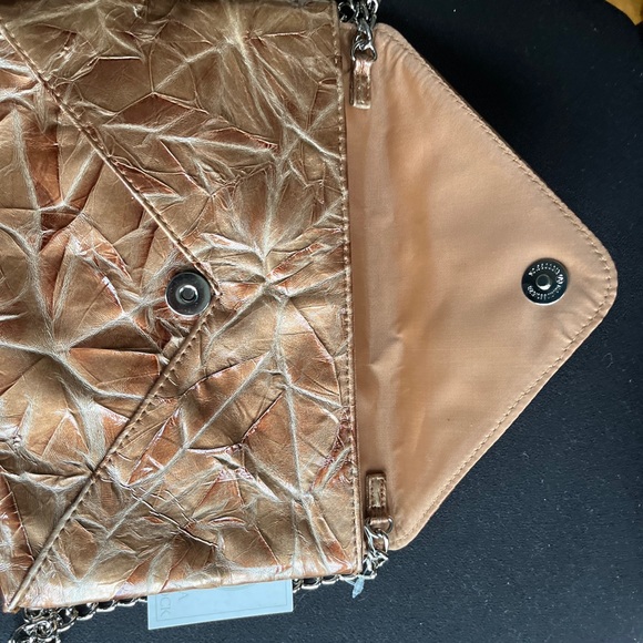 Jessica McClintock Patchwork Faux Leather Purse - Picture 7 of 8